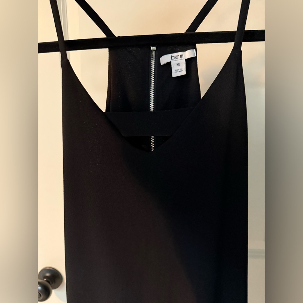 Bar III Black dressy tank top
